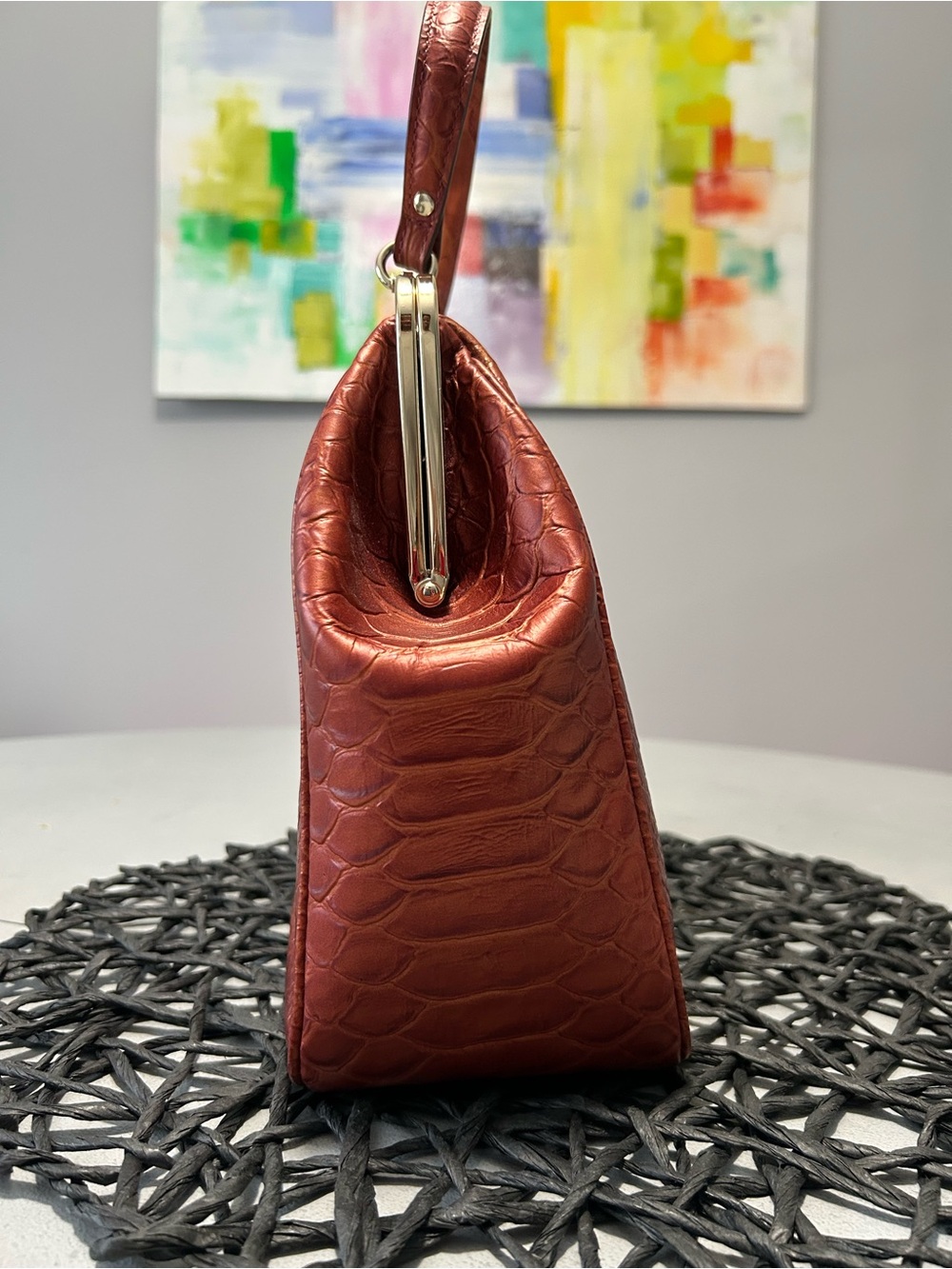 Brahmin Emmy Foliage Lakewood Leather Bag NWOT - Picture 9 of 16